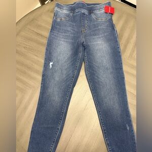SPANX Women's Skinny Pull on Jeans in Classic Blue M NWT